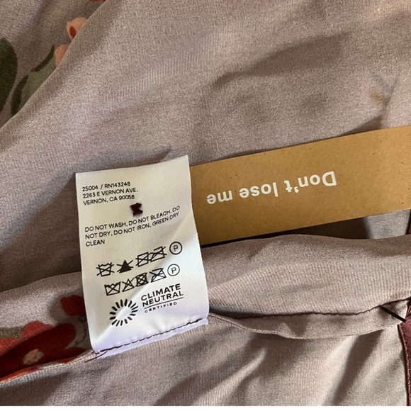 Reformation Merrick 100% Silk Dress Azusa XS - Picture 16 of 16